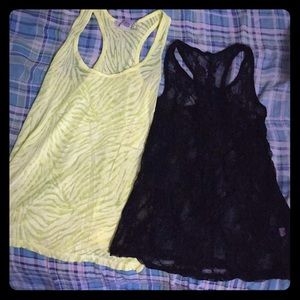 Two See-through tank tops